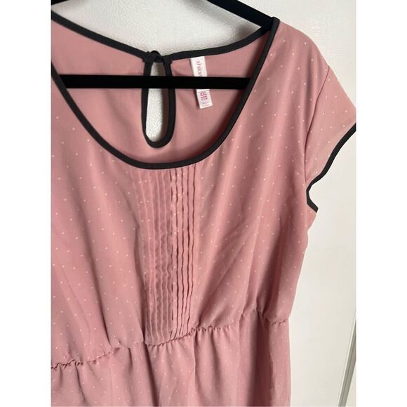 Xhilaration Pink Polka Dot Dress Woman’s Size XXL - Picture 5 of 10